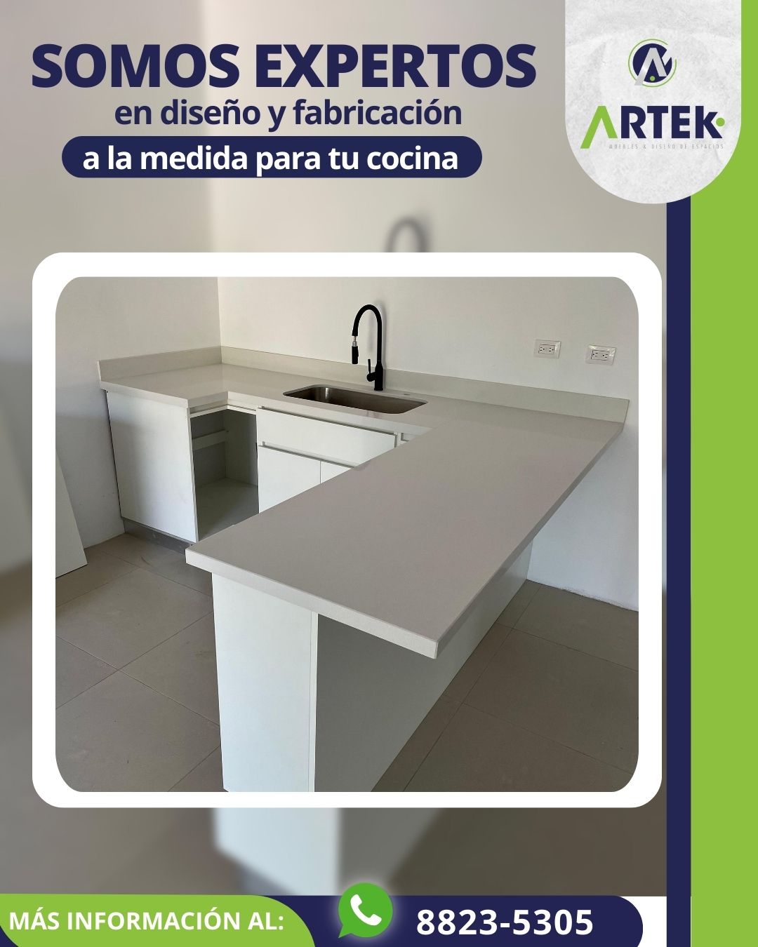 ¡Transforma tu cocina en un espacio único y funcional con nuestro diseño