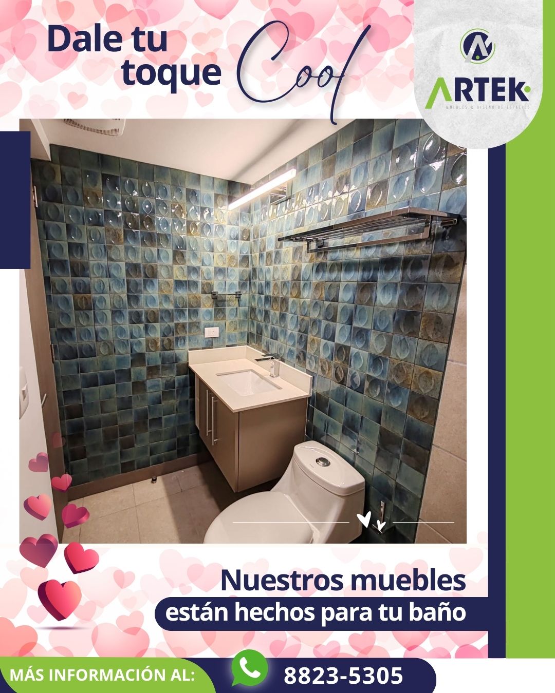 ¡Renueva tu baño y dale ese toque cool que tanto deseas!