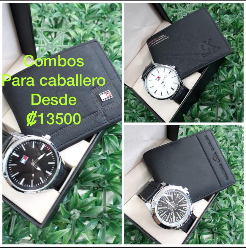 Se Venden Hermosos Combos de Billetera y Reloj Para Caballeros