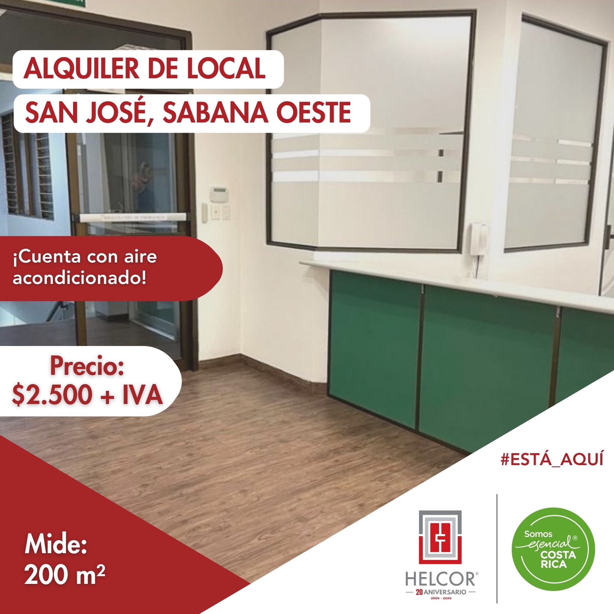 ALQUILER DE LOCAL EN SAN JOSÉ, SABANA OESTE