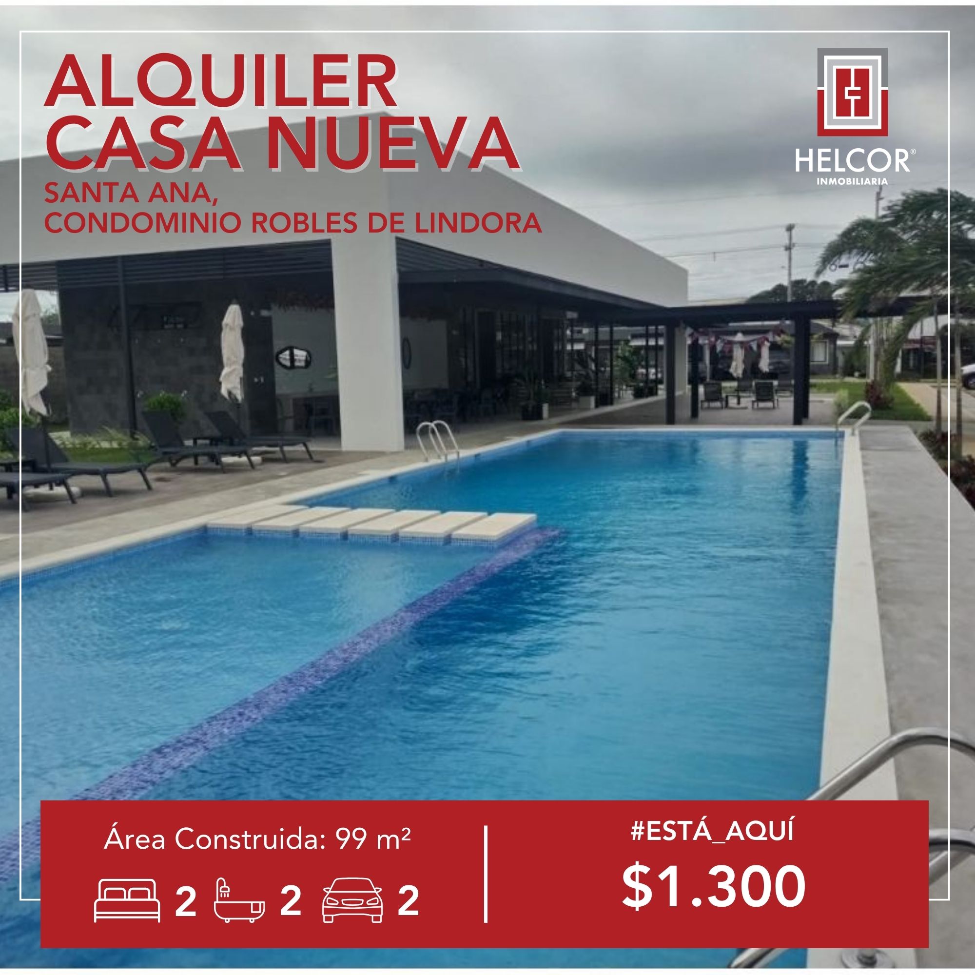 ALQUILER DE CASA – SANTA ANA, CONDOMINIO ROBLES DE LINDORA
