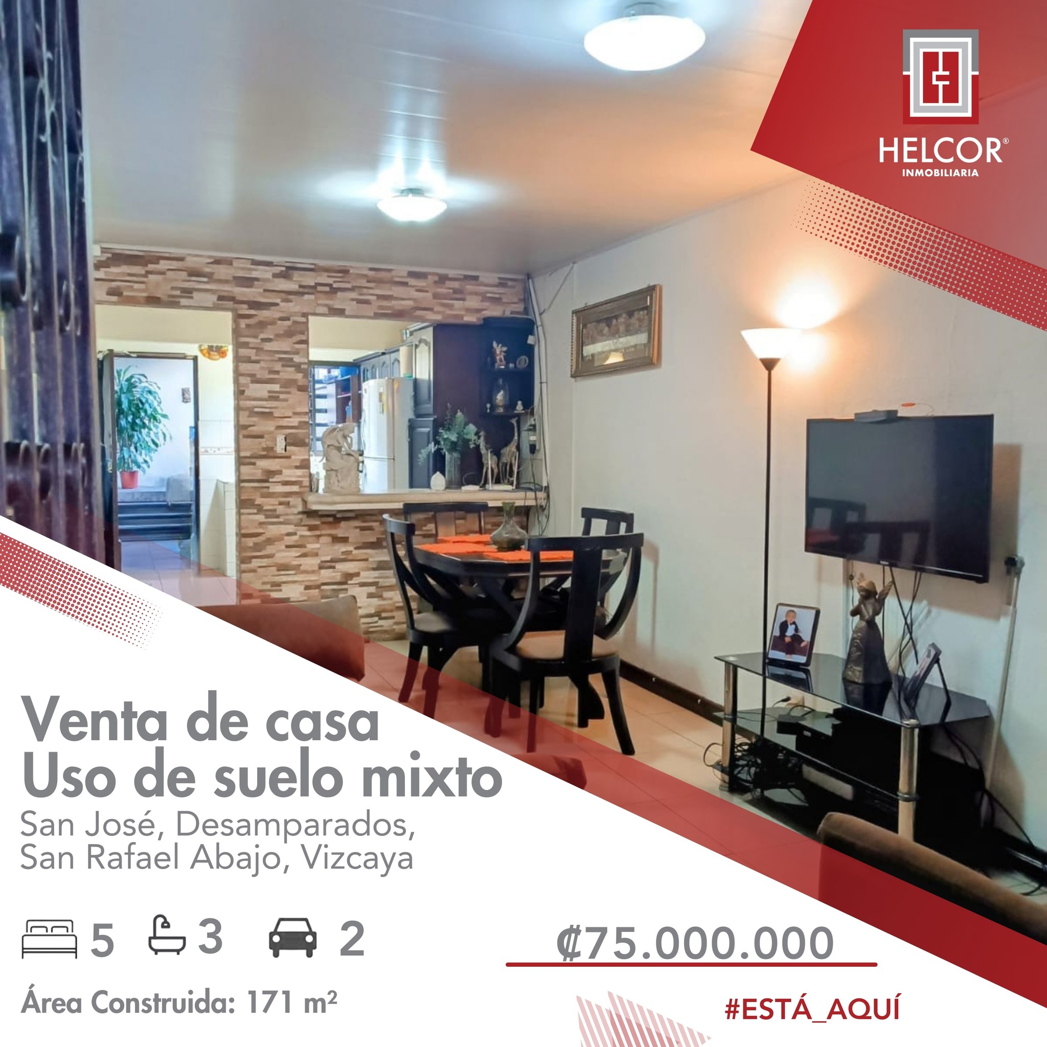 VENTA DE CASA CON USO DE SUELO MIXTO, SAN JOSE, DESAMPARADOS