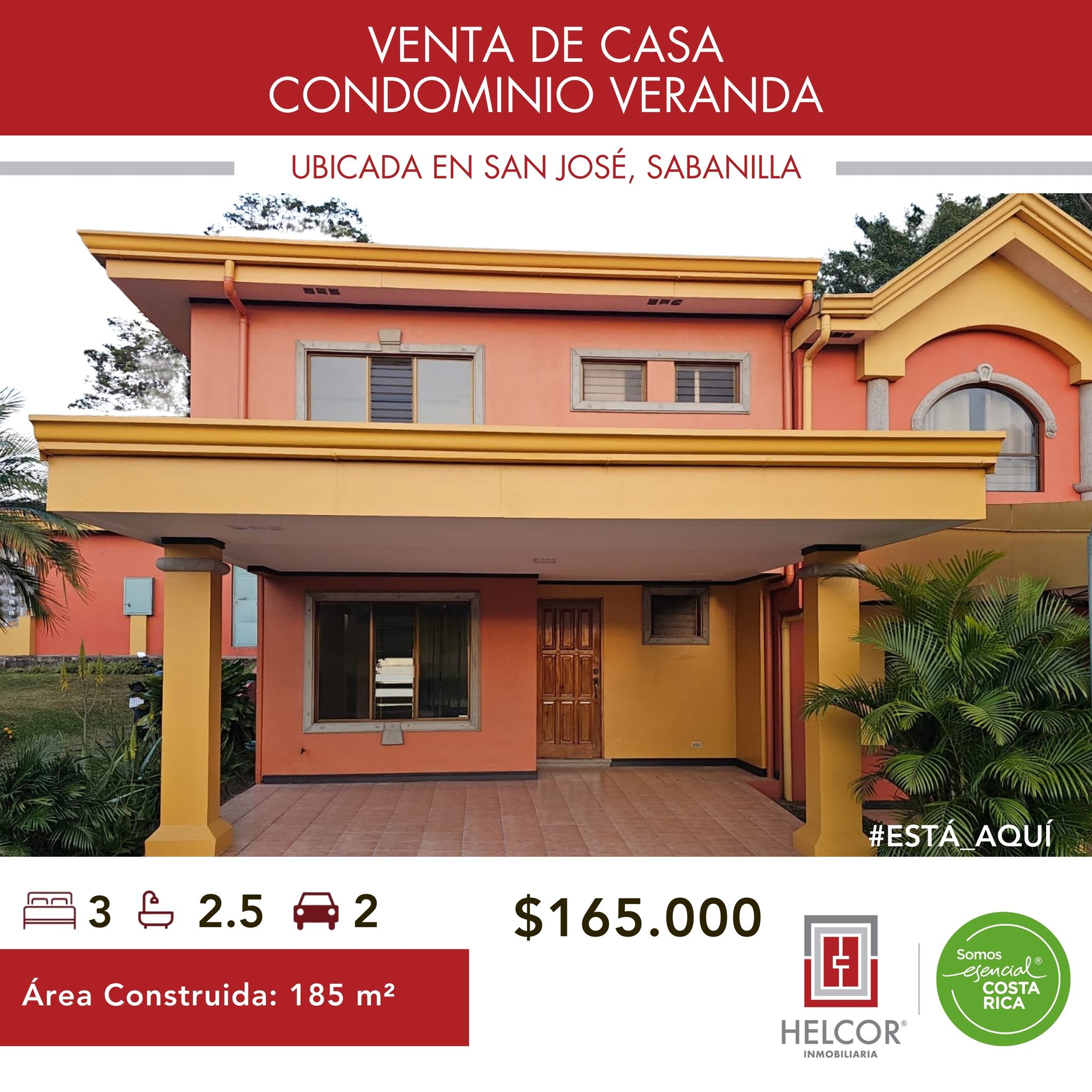 VENTA DE CASA – SABANILLA, CONDOMINIO VERANDA
