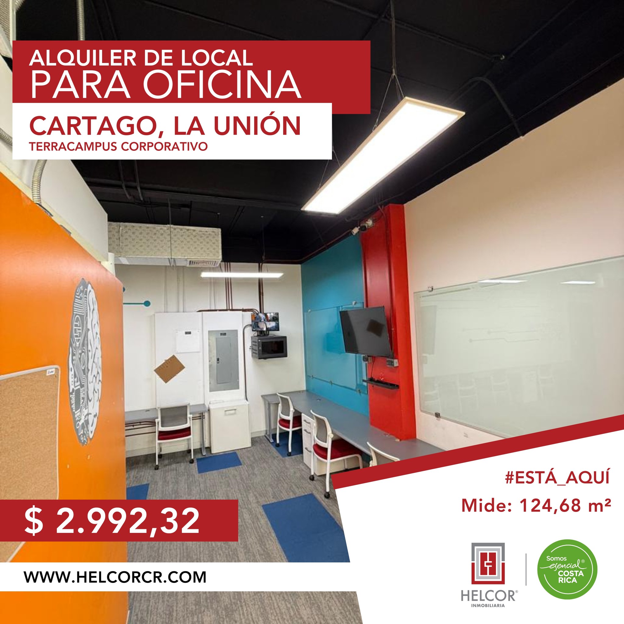 ALQUILER DE LOCAL PARA OFICINA – CARTAGO, LA UNIÓN, TERRACAMPUS CORPORATIVO