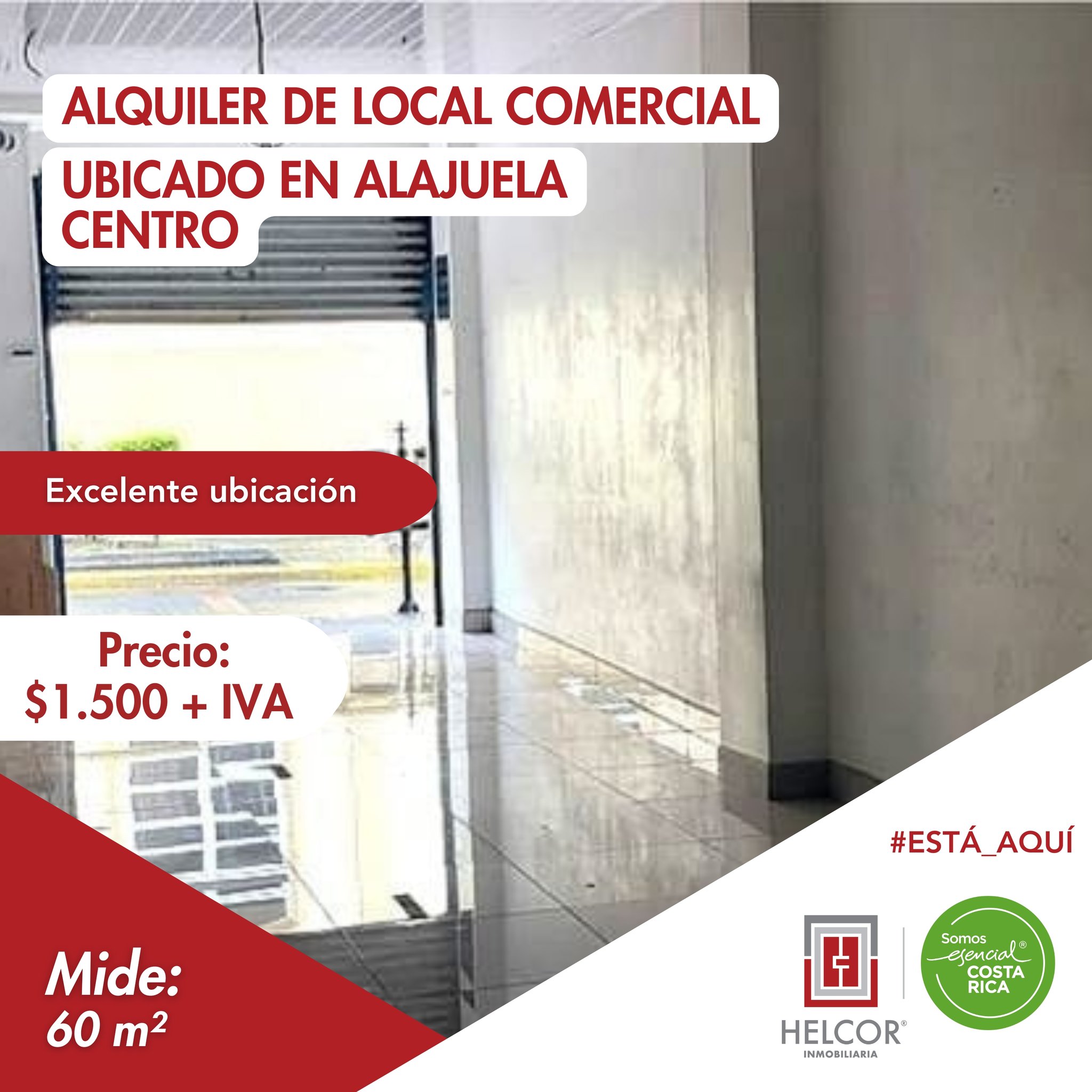 ALQUILER DE LOCAL COMERCIAL – ALAJUELA CENTRO