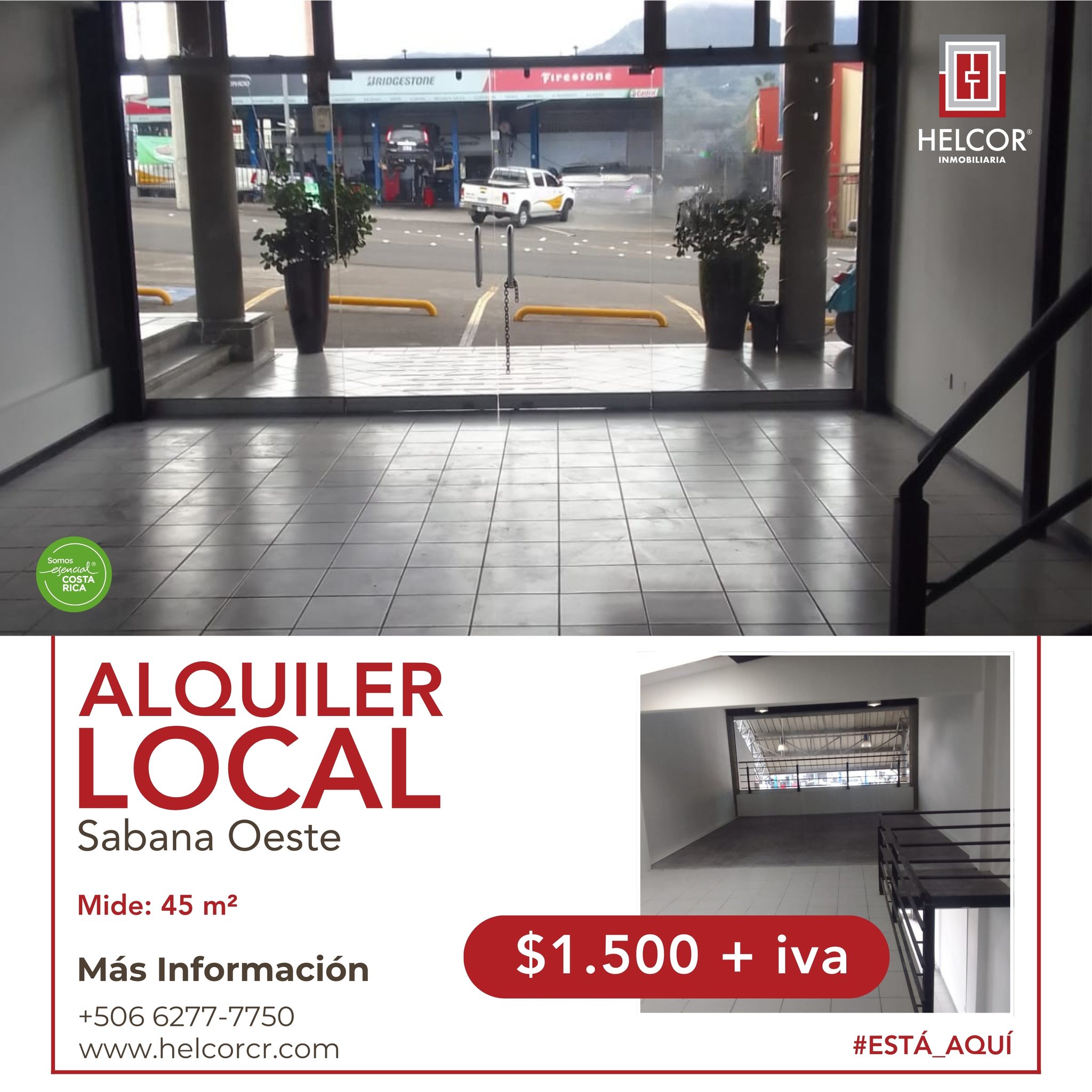 ALQUILER DE LOCAL – SAN JOSÉ, SÁBANA OESTE