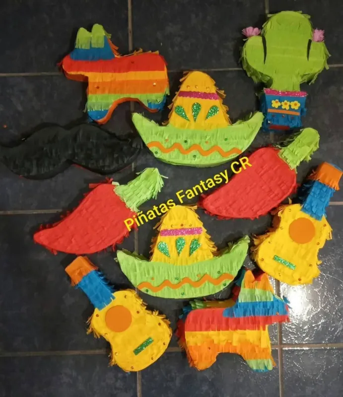 Minipiñatas mexicanas