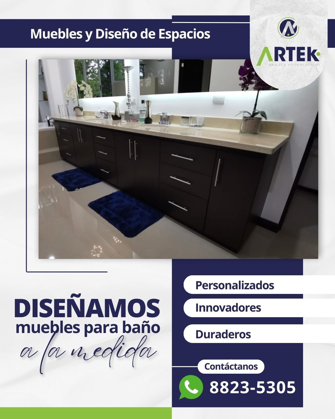 Transforma tu baño en un oasis de estilo y funcionalidad con Artek! ?