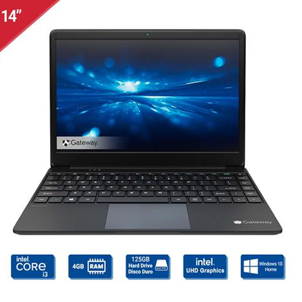 Gateway 14.1" Portátil Intel Core i3 4GB/128GB GWTN141-6BK