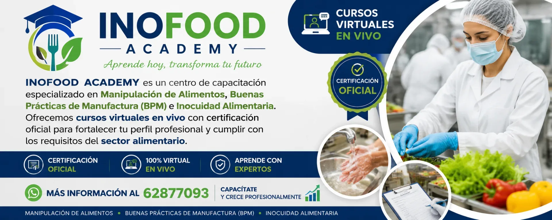 INOFOOD ACADEMY CURSO DE MANIPULACIÓN CERTIFICADO EN UNA SEMANA - foto 3