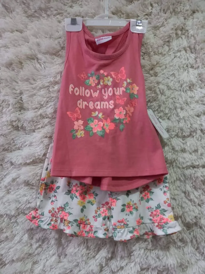 Conjunto de camisa y short para niña Talla 4 años - foto 4