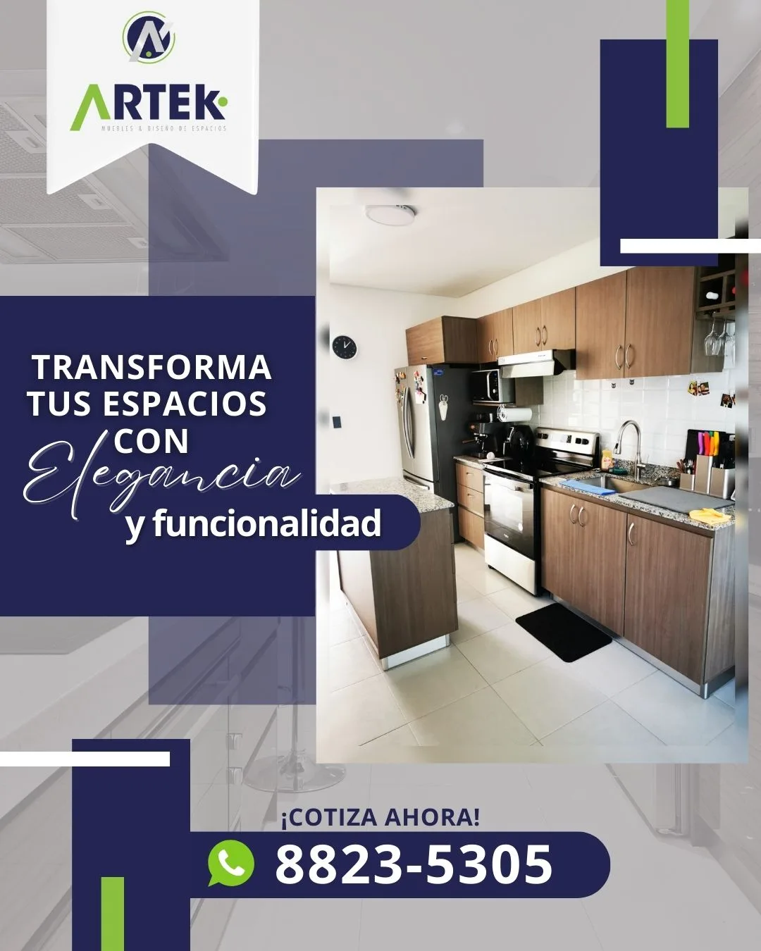 En Artek, nos especializamos en la fabricación y personalización de tus ideas para dar vida a espacios únicos.