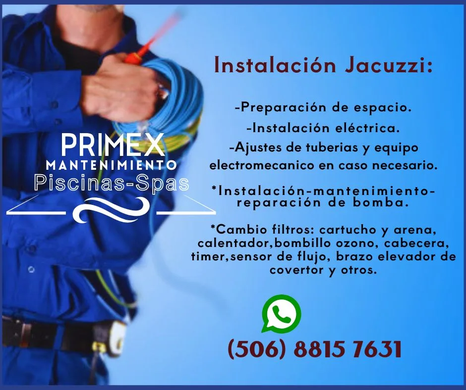 REPARO JACUZZIS en Costa Rica
