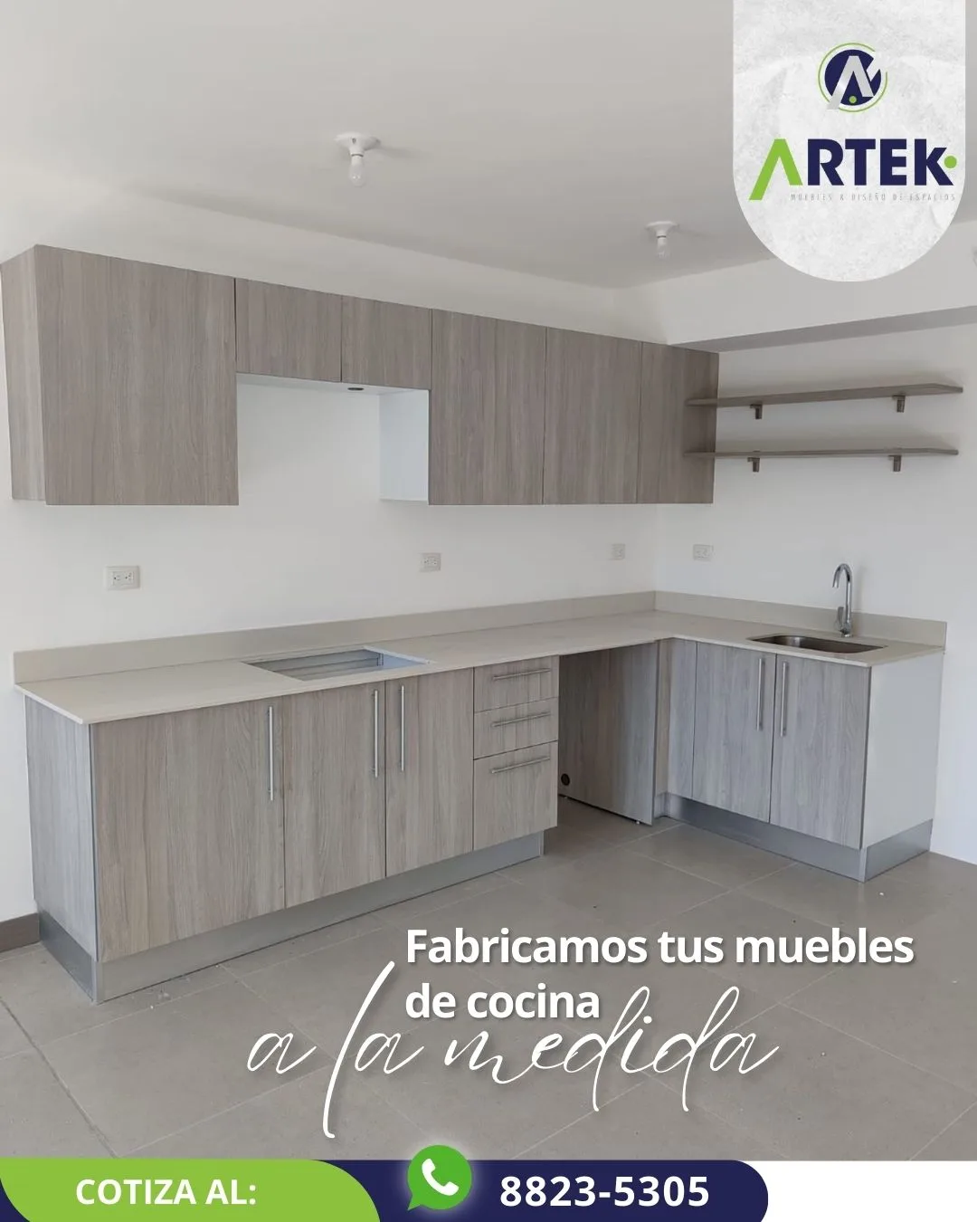 Renueva tu cocina con un toque de elegancia y comodidad.