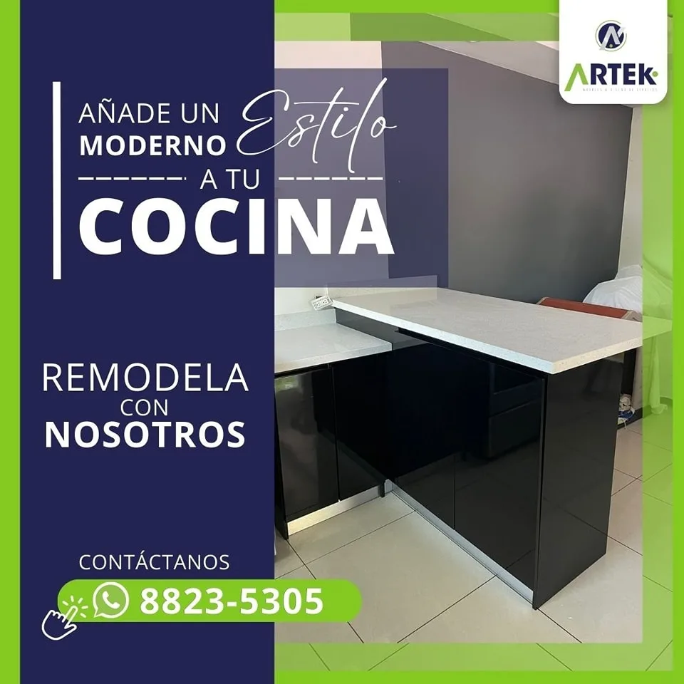Añade un estilo elegante y moderno a tu cocina con nuestros muebles