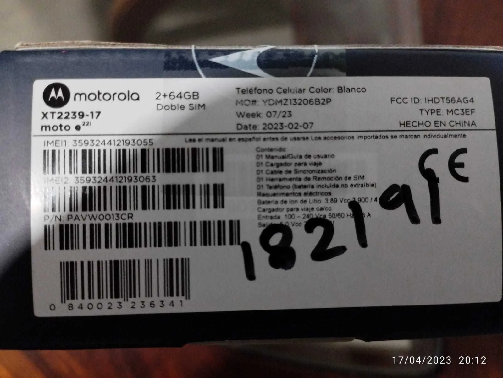Celular Motorola Moto E22i - foto 3