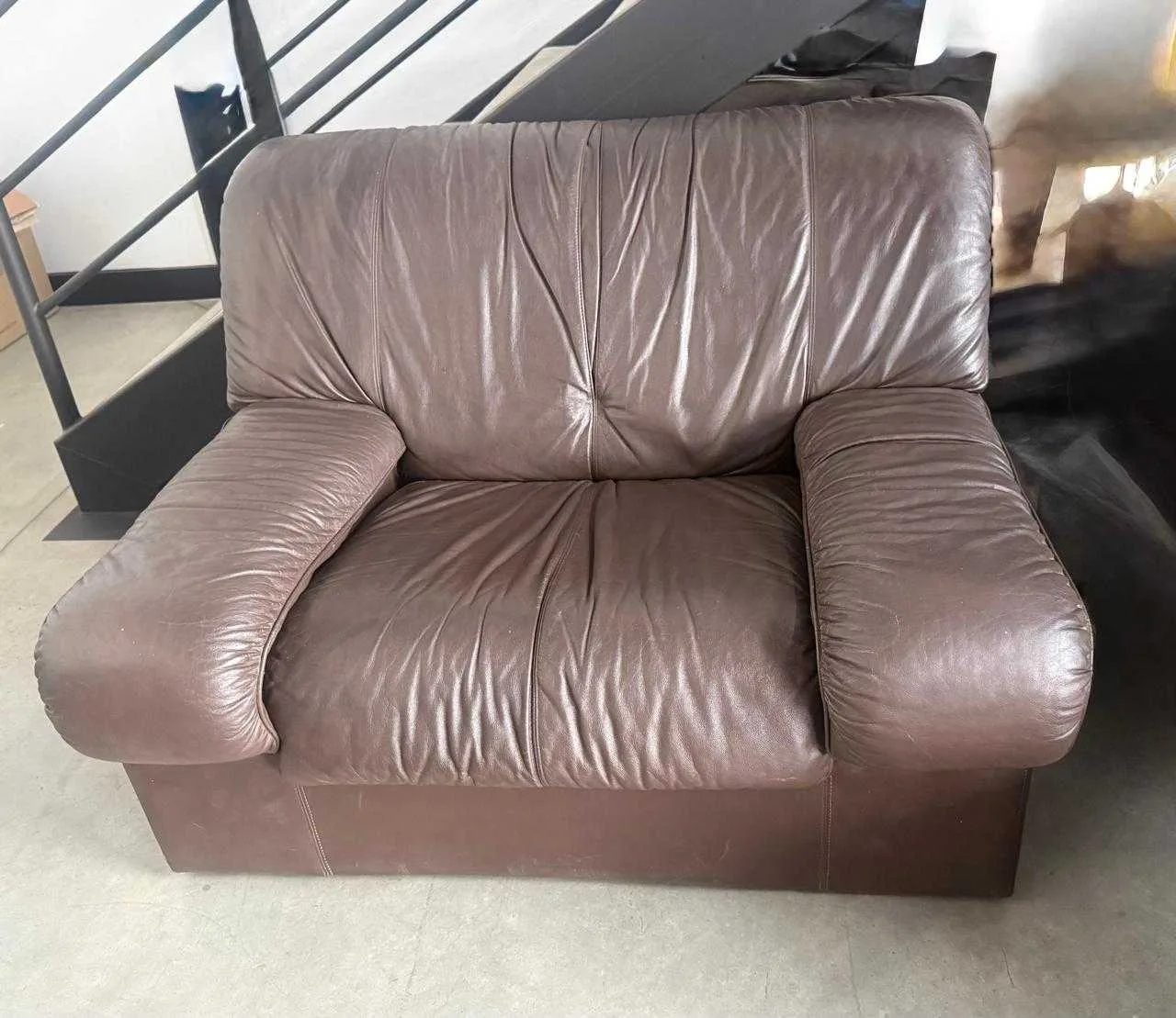 Juego de sofas en cuero - foto 4