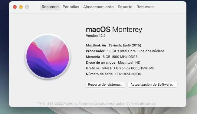 MacBook Air 2015. 13 Pulgadas - foto 3
