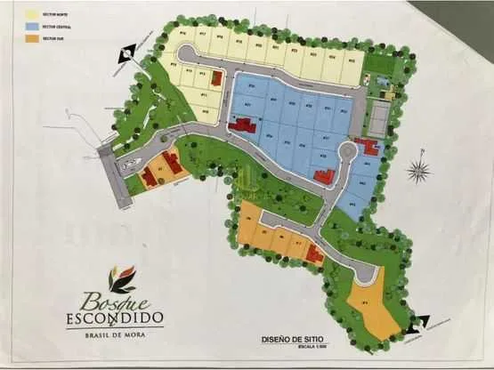 Lote residencial de 660 m2 en venta, Condominio Bosque Escondido. Brasil de Mora - foto 5