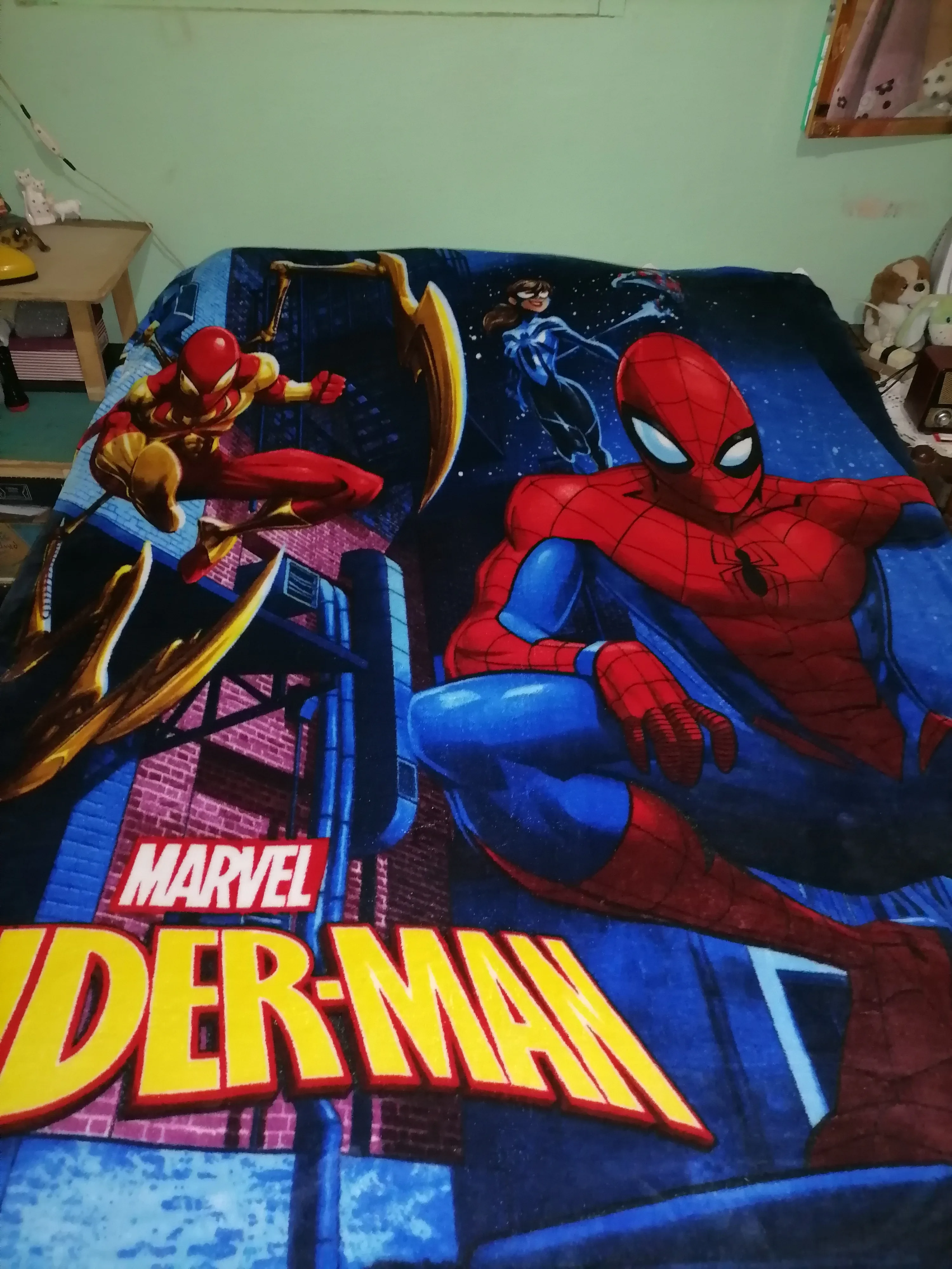 Cobija nueva de spiderman