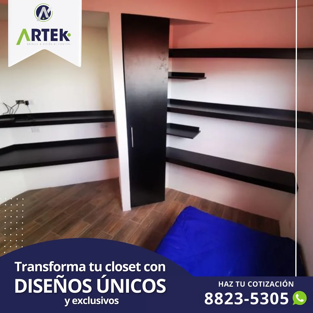 En Artek te brindamos variedad de soluciones de acuerdo a tu espacio y presupuesto.