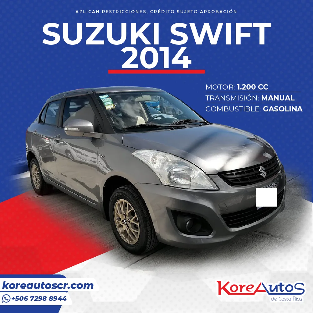 SE VENDE SUZUKI SWIFT 2014