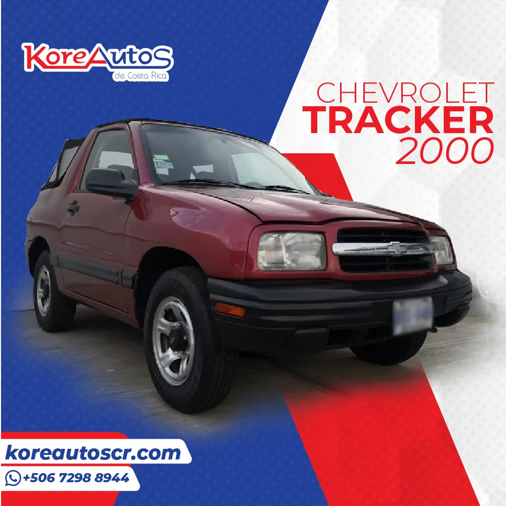SE VENDE CHEVROLET TRACKER 2000