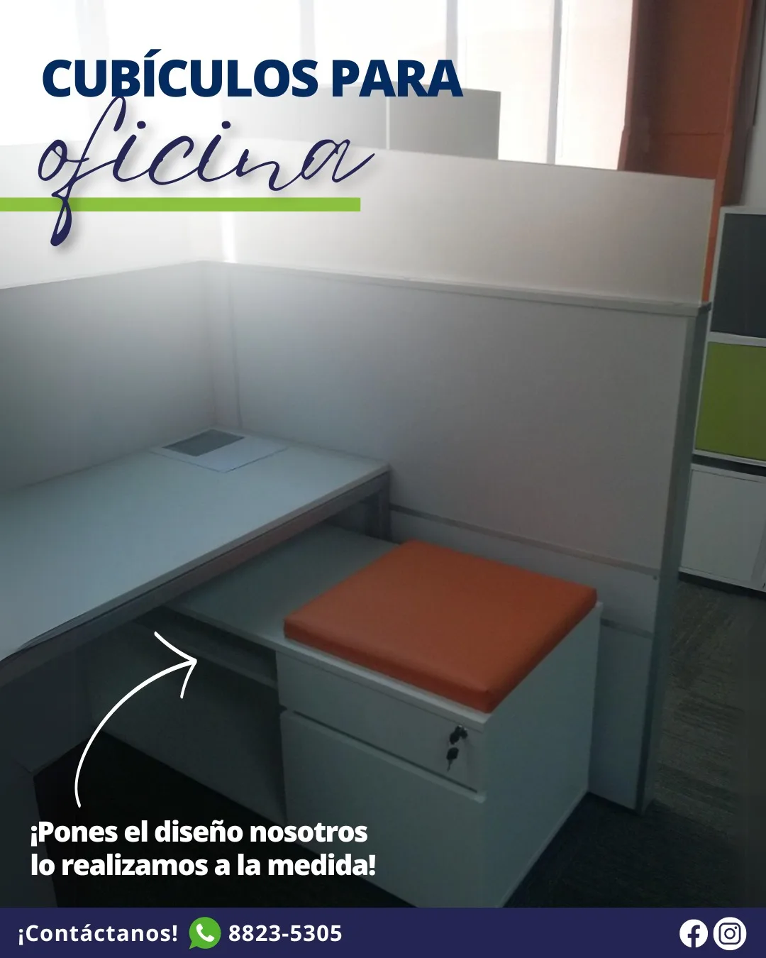 Fabricamos cubículos y todo lo que necesitas para crear el espacio de trabajo perfecto