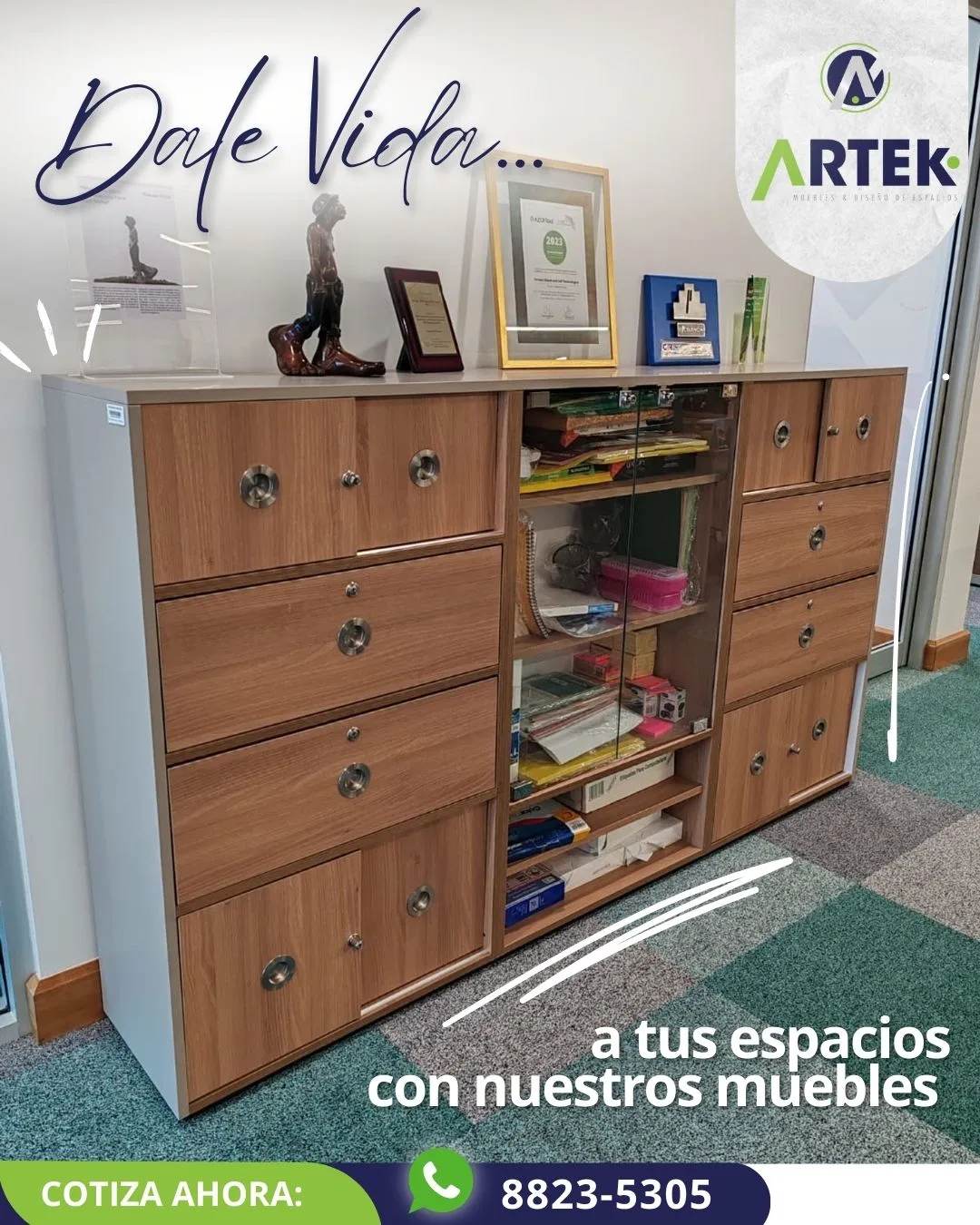 Hermoso mueble para Ocicina y Sala