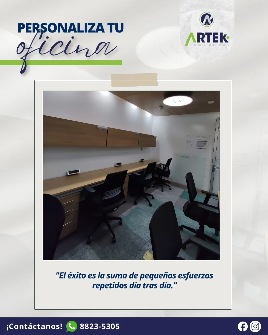 Transforma tu oficina en el espacio de tus sueños con nuestros muebles personalizados!