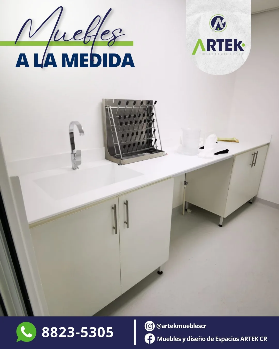 ¿Buscando muebles a la medida para laboratorios y clínicas?