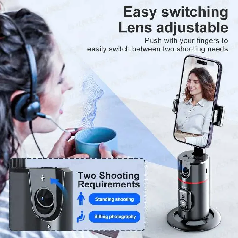 Cámara estabilizadora con seguimiento automático ,rotación de 360 ??grados - foto 4