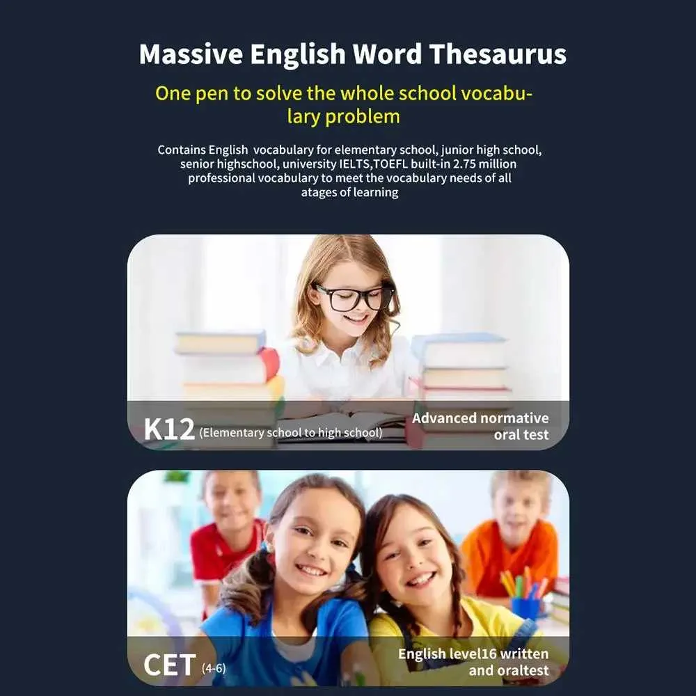 Lápiz traductor de idiomas, escáner de texto ,grabadora ,diccionario ,wifi - foto 5