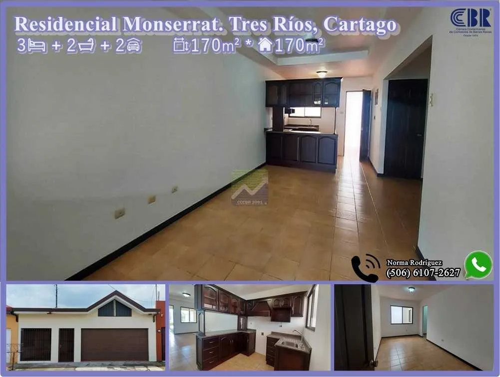 Res. Monserrat. Tres Ríos, Cartago. RONO - foto 2