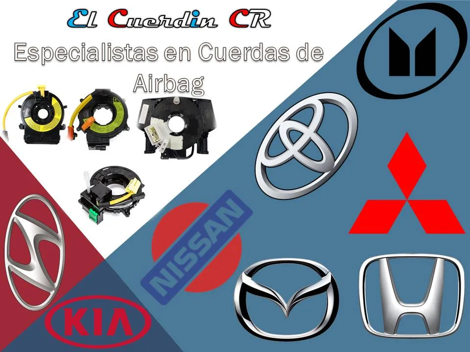 Cuerdas de Airbag Para Toyota-Nissan-Mitsubishi-Honda-Isuzu-Mazda-Hyundai y Kia