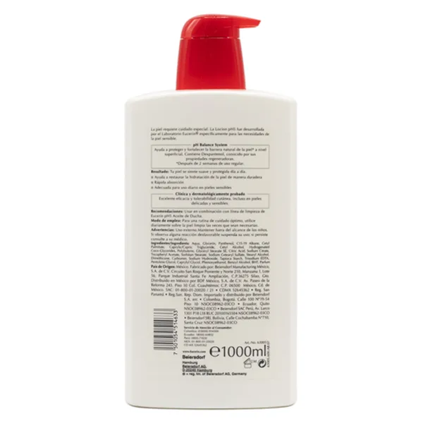 Se Vende Eucerin Crema Liquida PH5 1 lt / 33.8 oz  Piel Sensible - foto 3