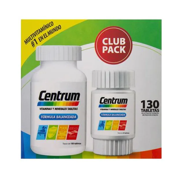 Centrum Multivitamínico 130 Tabletas