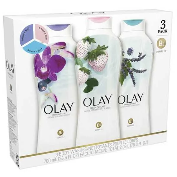 Se Vende Olay Jabón de Baño Liquido 3 Unidades / 700 ml / 23.6 oz - foto 3